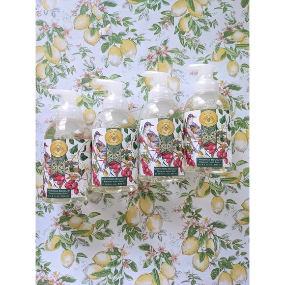 4 Michel Design Works Christmas Bouquet Foaming Hand Soap wash with pump - Picture 1 of 6